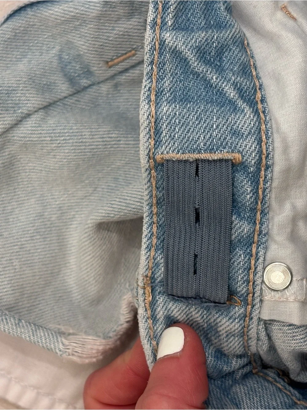 Old Navy Light Wash Denim Kids' Cutoff Shorts